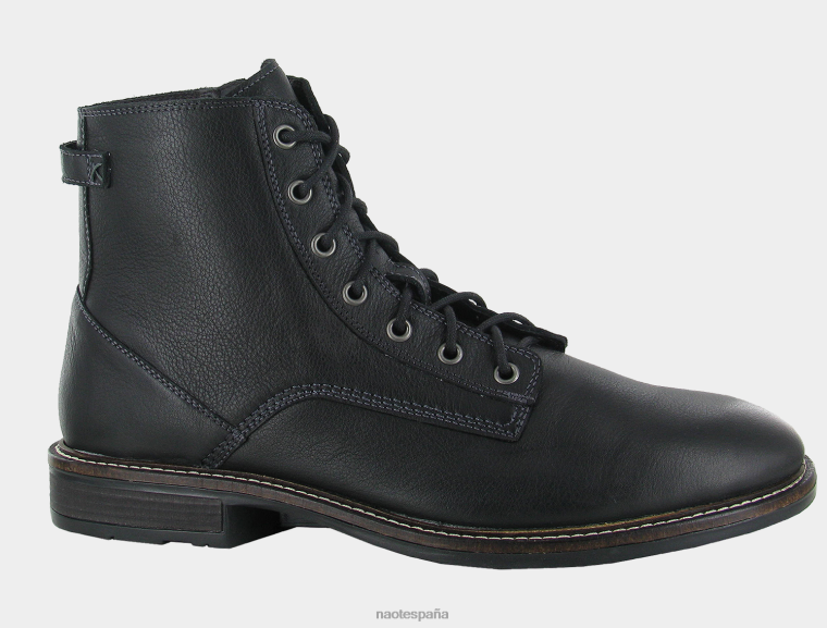 calzado NAOT hombres superior cuero negro suave 6N0Z666
