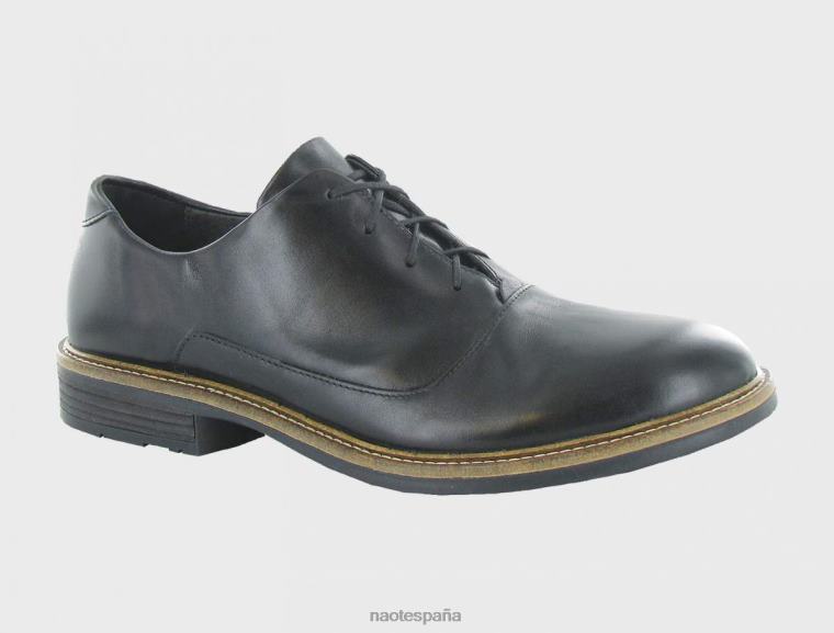 calzado NAOT hombres audiencia cuero madrás negro 6N0Z712