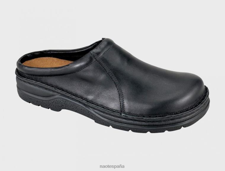 calzado NAOT hombres björn cuero negro mate 6N0Z670