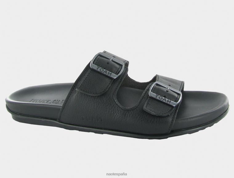 calzado NAOT hombres santo cuero negro suave 6N0Z684