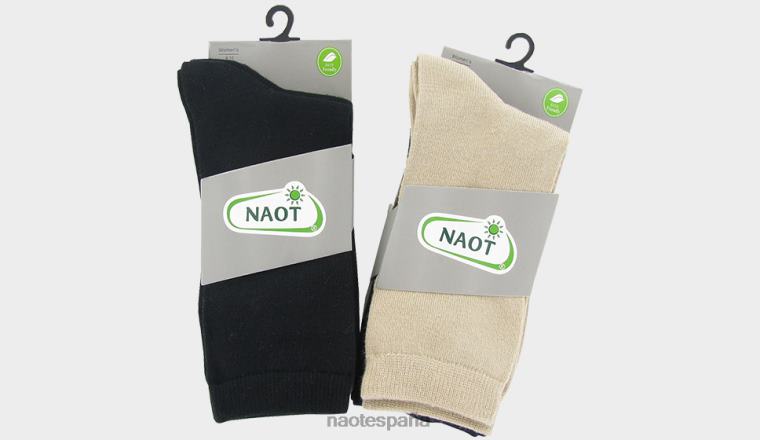 accesorio NAOT mujer calcetines de lujo 6 pares negro azul marino desnudo 6N0Z658