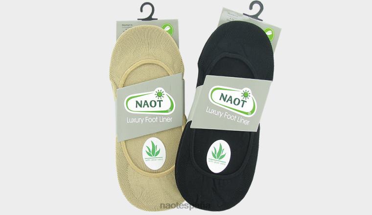 accesorio NAOT mujer protectores de pies de lujo 6 pares negro desnudo 6N0Z657