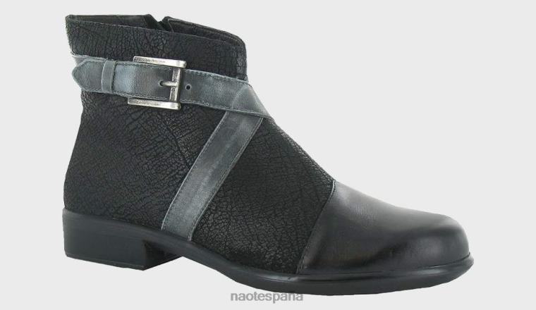 calzado NAOT mujer Bóreas humo negro crepitante de madrás negro 6N0Z303