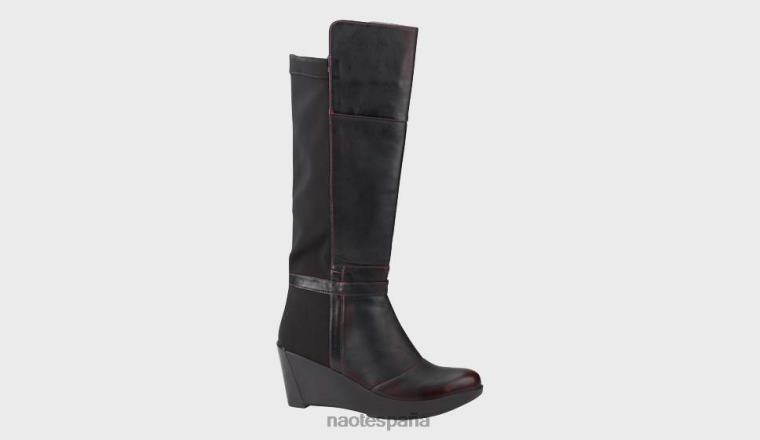 calzado NAOT mujer Dalila rojo volcánico lthr/negro elástico 6N0Z611