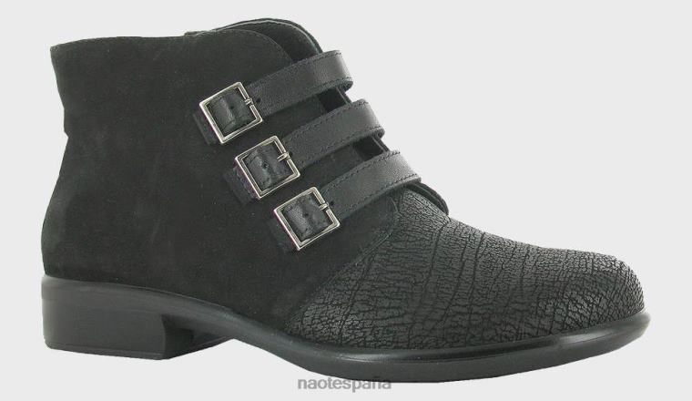 calzado NAOT mujer calima negro crepitante terciopelo negro cuervo negro 6N0Z301