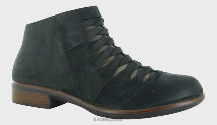 calzado NAOT mujer leveche nubuck de terciopelo negro nubuck shiitake 6N0Z196