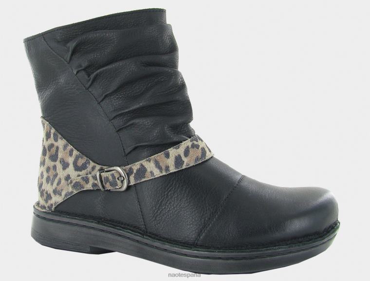 calzado NAOT mujer lorca ante suave negro lthr/guepardo 6N0Z201