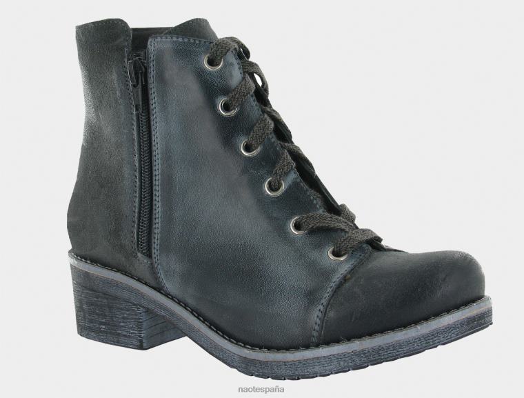 calzado NAOT mujer maravilloso cuero de fresno vintage aceitoso medianoche 6N0Z295