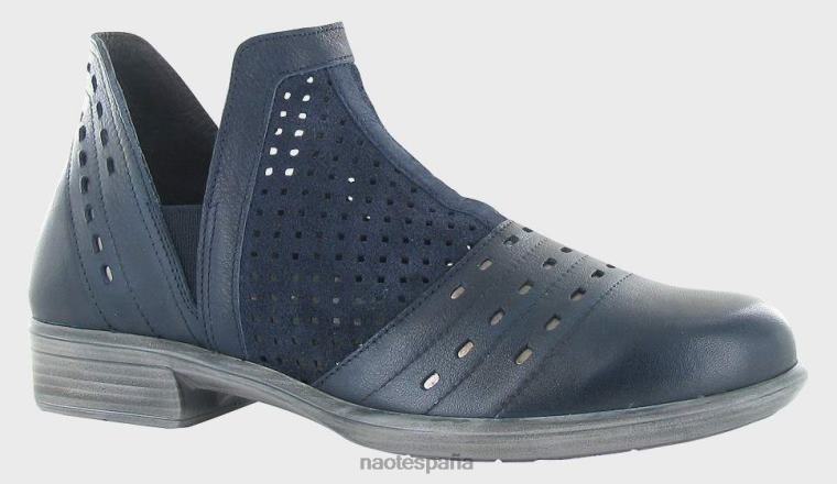 calzado NAOT mujer rivotra ante azul marino perf tinta suave lthr/vidrio plata nubuck de terciopelo azul marino 6N0Z147