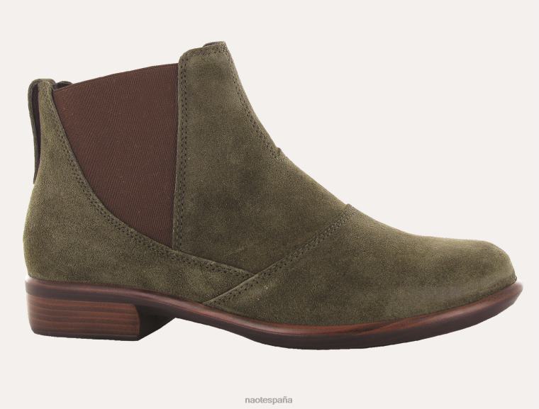 calzado NAOT mujer ruzgar gamuza oliva aceitosa 6N0Z193