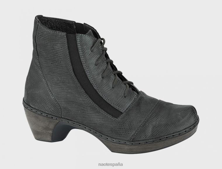 calzado NAOT mujer Ávila reptil gris lthr 6N0Z623