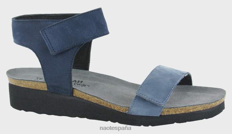 calzado NAOT mujer Alba nubuck azul plumoso nubuck de terciopelo azul marino 6N0Z260