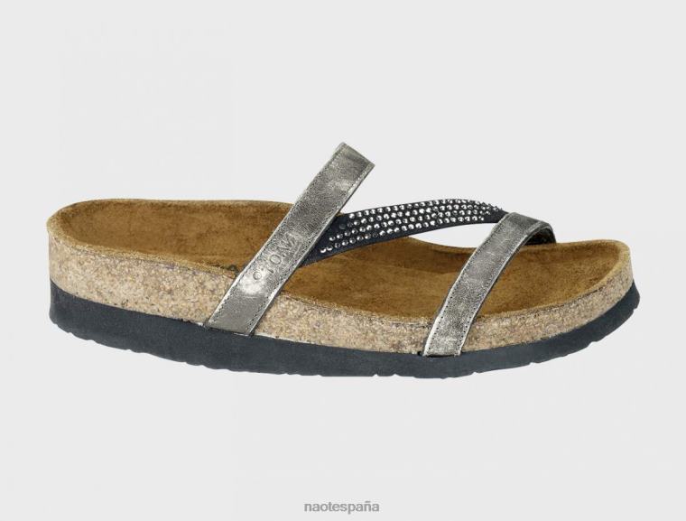 calzado NAOT mujer Hawai cuero metálico 6N0Z383