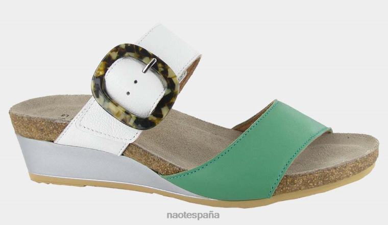 calzado NAOT mujer Reino lthr de jade suave/lthr blanco suave 6N0Z30