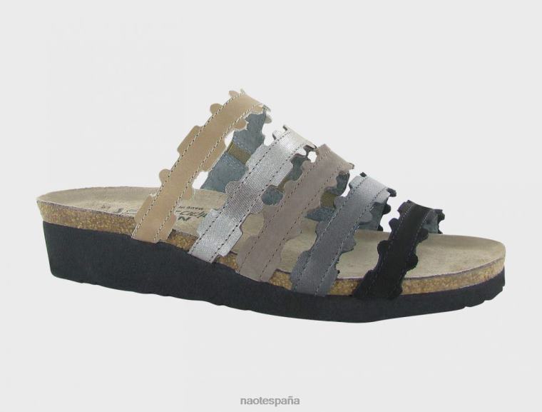 calzado NAOT mujer adina beige caqui lthr/hilos plata lthr/nubuck shiitake metalizado road lthr/nubuck terciopelo negro 6N0Z241
