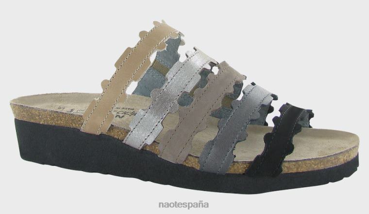 calzado NAOT mujer adina beige caqui lthr/hilos plata lthr/nubuck shiitake metalizado road lthr/nubuck terciopelo negro 6N0Z241