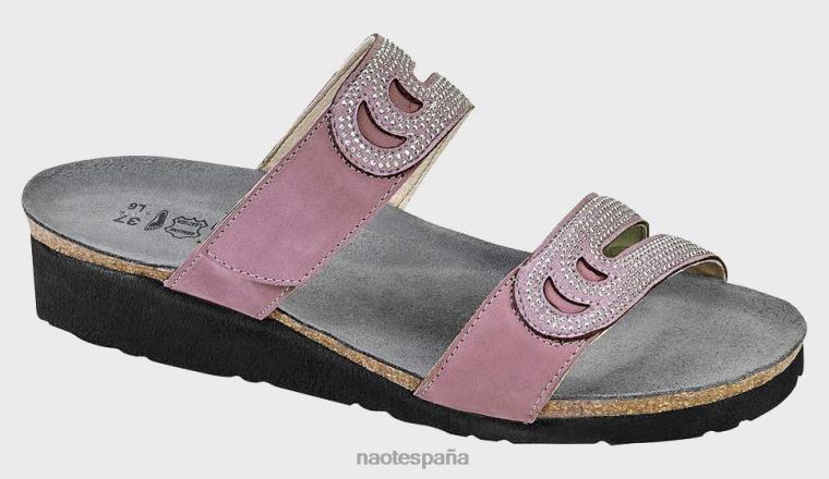 calzado NAOT mujer ainsley lila nubuck lila con remaches plateados 6N0Z365