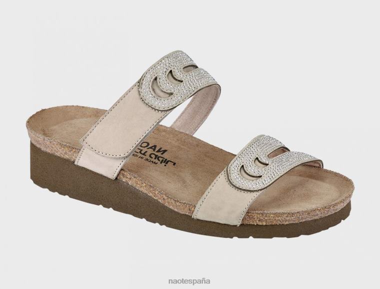 calzado NAOT mujer ainsley nubuck beige beige con remaches de níquel 6N0Z364
