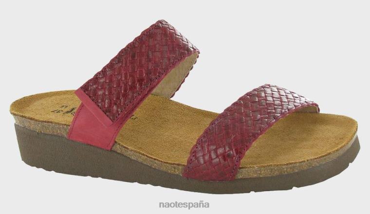calzado NAOT mujer blake trenza roja nubuck rojo ladrillo 6N0Z339
