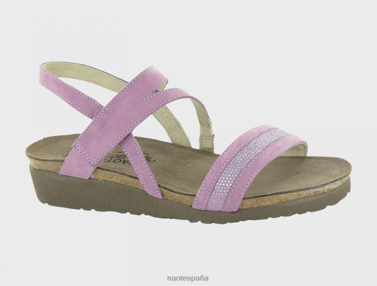 calzado NAOT mujer camerón lila nubuck lila con remaches grises 6N0Z329