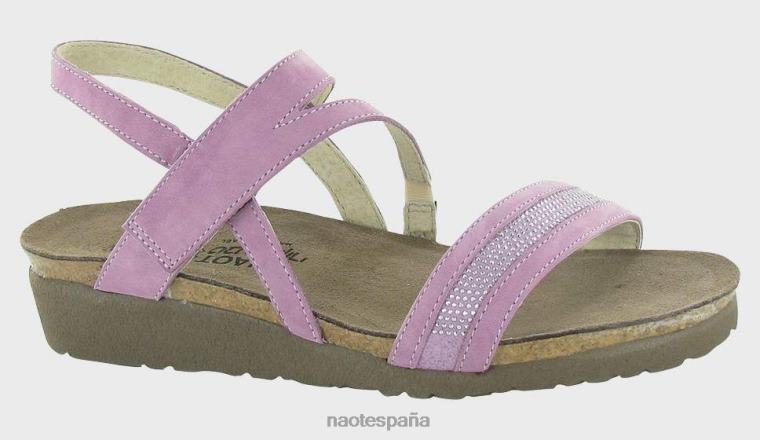 calzado NAOT mujer camerón lila nubuck lila con remaches grises 6N0Z329