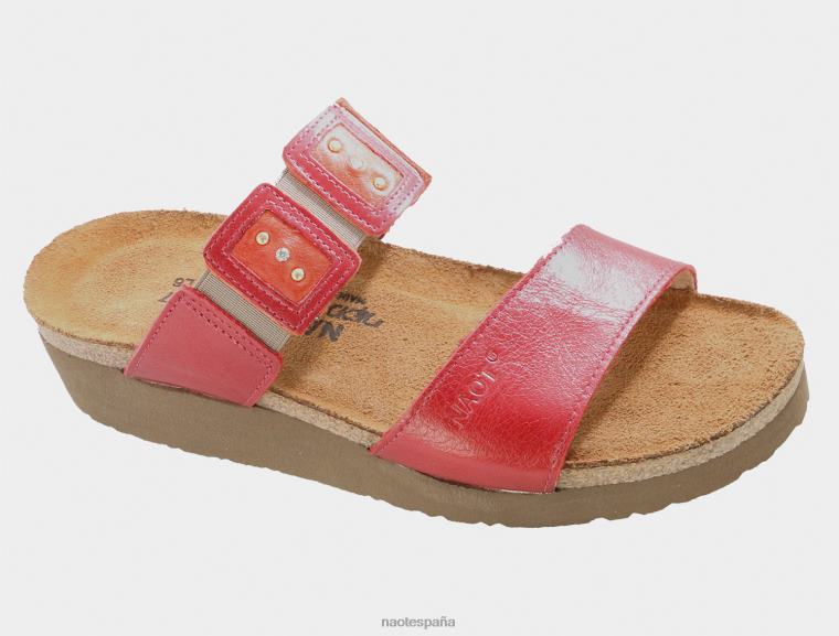 calzado NAOT mujer emma peine de amapola naranja 6N0Z487