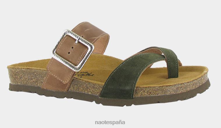 calzado NAOT mujer fresno ante marrón latte lthr/oliva aceitoso 6N0Z32