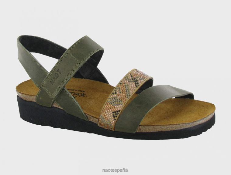 calzado NAOT mujer gwyneth combo camel cuero pino vintage 6N0Z321