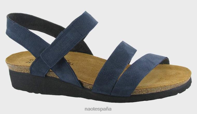 calzado NAOT mujer kayla ancho nubuck de terciopelo azul marino 6N0Z34