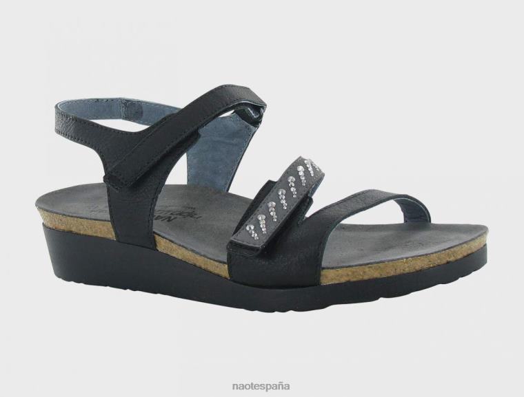 calzado NAOT mujer kendall suave negro lthr/gris oscuro micro con piedras negras negro madras lthr 6N0Z262