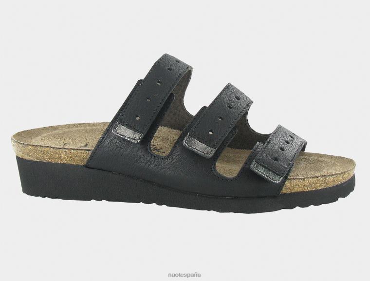 calzado NAOT mujer madelyn suave negro lthr/vidrio plata metalizado ónix lthr 6N0Z127