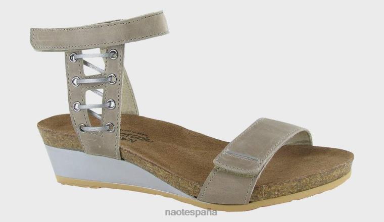 calzado NAOT mujer mago cuero beige caqui con plata 6N0Z220