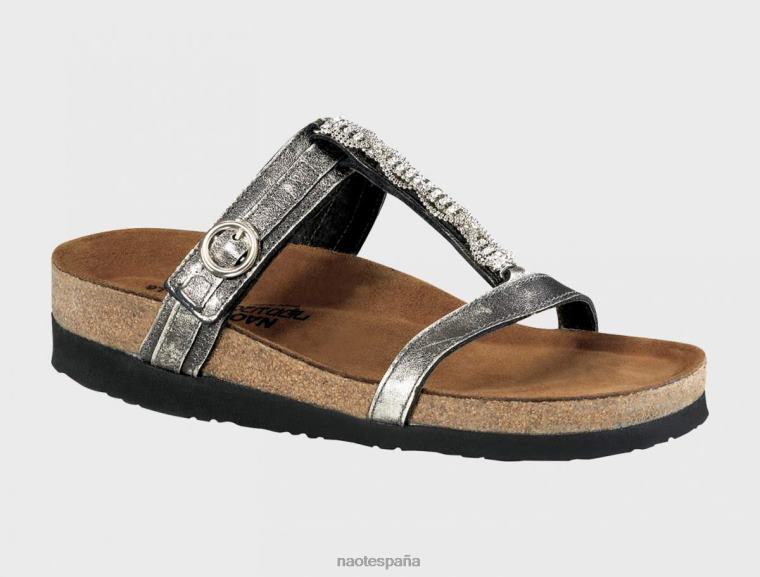 calzado NAOT mujer malibu cuero metálico 6N0Z333
