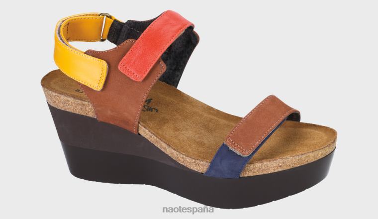 calzado NAOT mujer milagro sol hawaiano marrón naranja 6N0Z470
