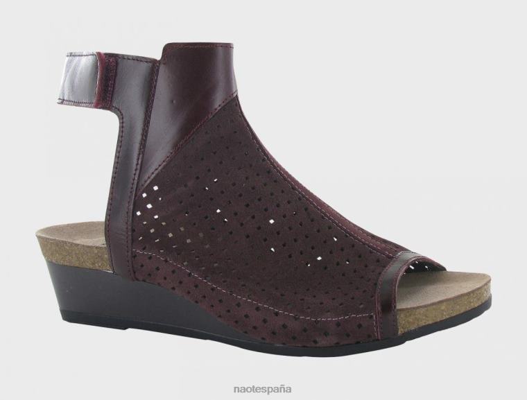 calzado NAOT mujer onz ante perforado burdeos burdeos lthr/nobuk violeta 6N0Z102