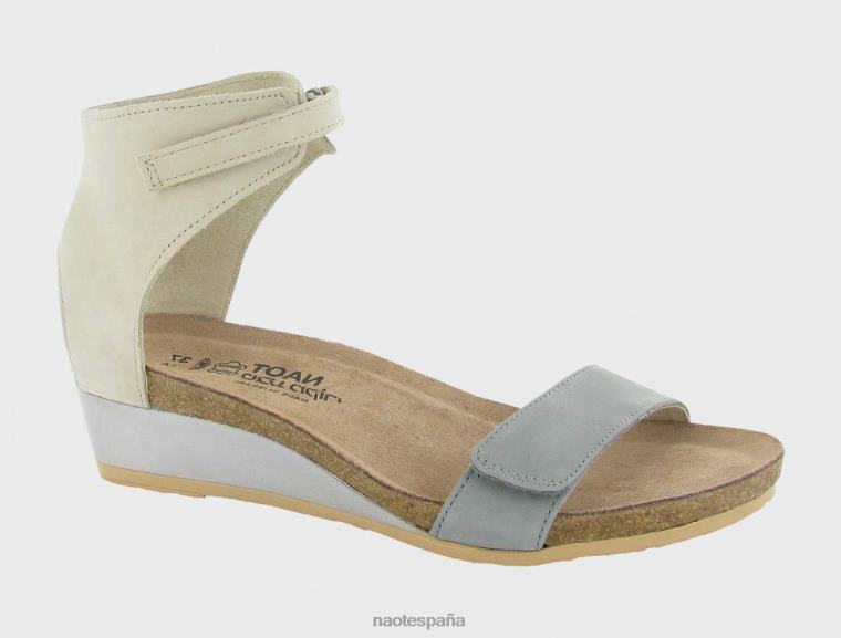 calzado NAOT mujer profecía nobuck gris claro nobuck beige 6N0Z431