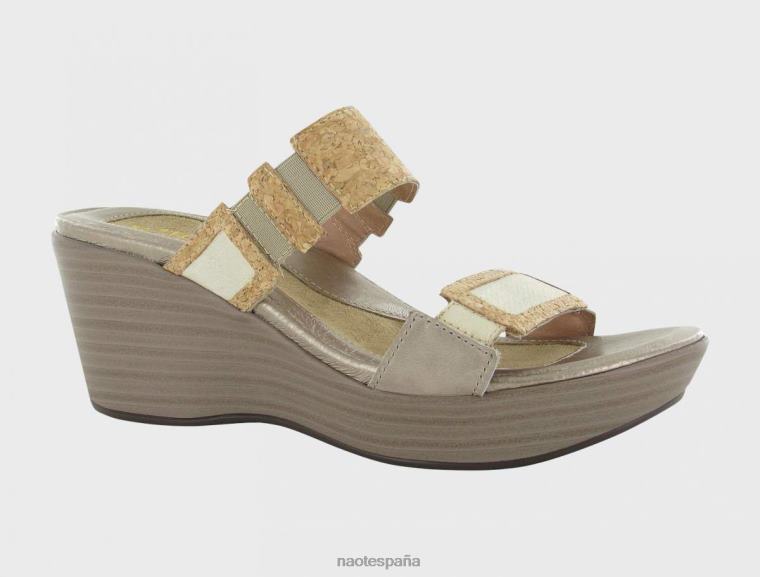 calzado NAOT mujer tesoro hilos de oro lthr/corcho lthr 6N0Z384