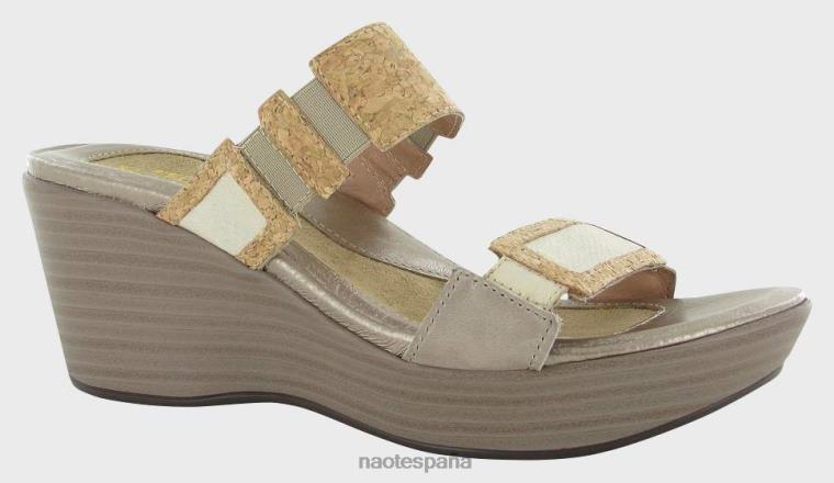 calzado NAOT mujer tesoro hilos de oro lthr/corcho lthr 6N0Z384