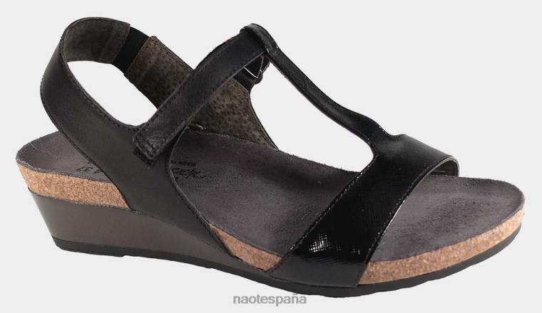 calzado NAOT mujer unicornio brillo negro cuervo negro lthr 6N0Z434