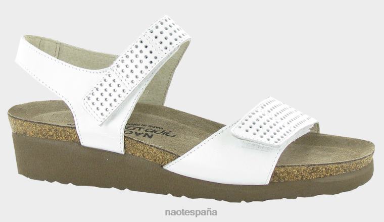 calzado NAOT mujer vivian blanco perla lthr/vidrio plata 6N0Z163