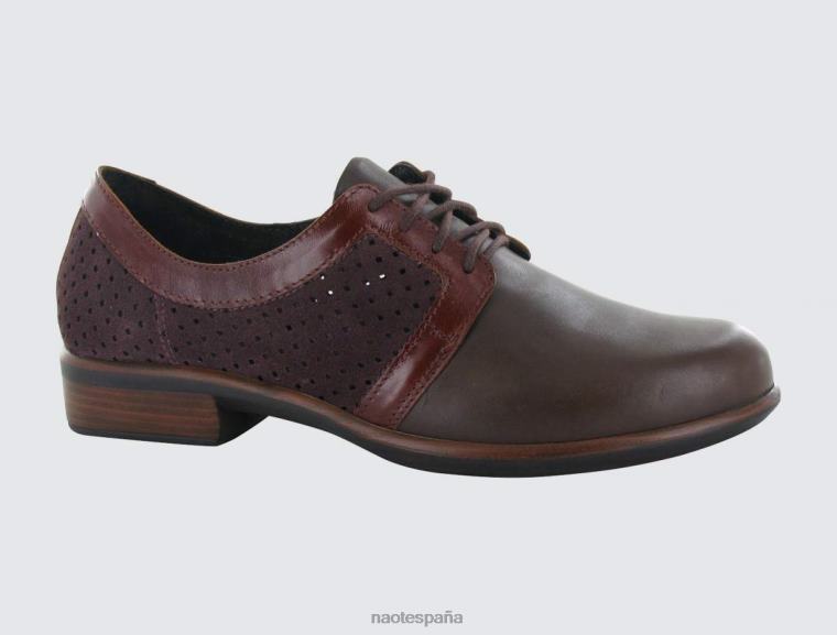 calzado NAOT mujer burán ante burg perf marrón toffee lthr/marrón equipaje lthr/vidrio plata violeta nubuck 6N0Z191