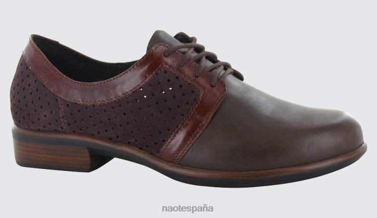 calzado NAOT mujer burán ante burg perf marrón toffee lthr/marrón equipaje lthr/vidrio plata violeta nubuck 6N0Z191