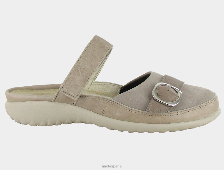calzado NAOT mujer Hongi caqui beige lthr/piedra nubuck soft piedra lthr 6N0Z27