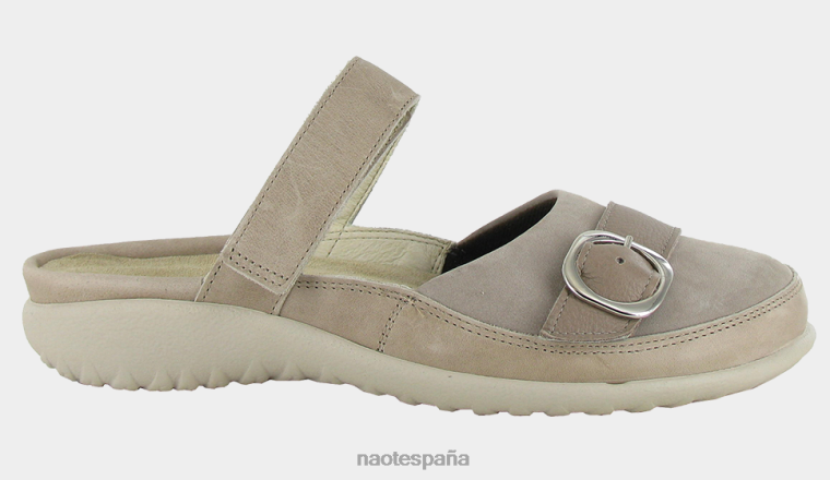 calzado NAOT mujer Hongi caqui beige lthr/piedra nubuck soft piedra lthr 6N0Z27