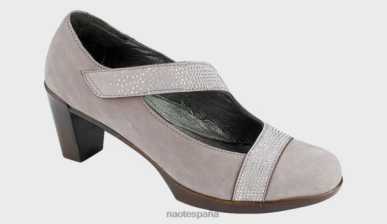 calzado NAOT mujer abbracci nubuck de piedra con remaches plateados 6N0Z618