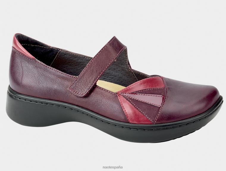 calzado NAOT mujer adriático madrás negro terciopelo negro ante negro charol negro 6N0Z546