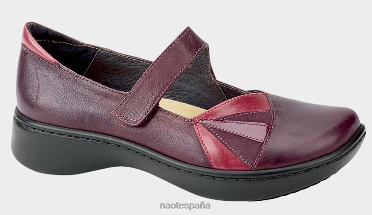 calzado NAOT mujer adriático madrás negro terciopelo negro ante negro charol negro 6N0Z546