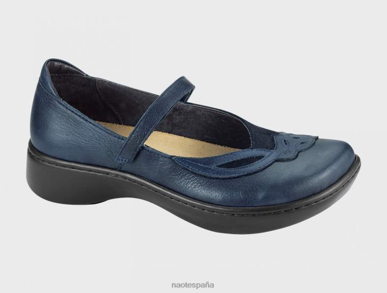 calzado NAOT mujer agallas azules ante terciopelo azul tinta mar polar 6N0Z524