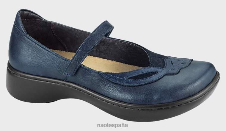 calzado NAOT mujer agallas azules ante terciopelo azul tinta mar polar 6N0Z524