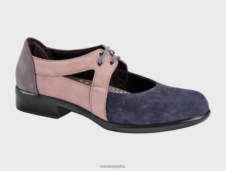 calzado NAOT mujer alisio nubuck terciopelo azul marino nubuck malva nubuck gris humo 6N0Z508